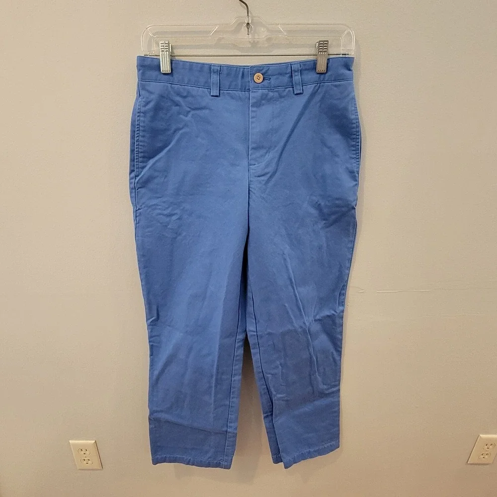 Vineyard Vines Chino Pants Youth Size 16 Blue Dress Slacks‎ 28x30 Flat Front